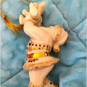 Lenox vintage Santa/ Teddy bear ornament.